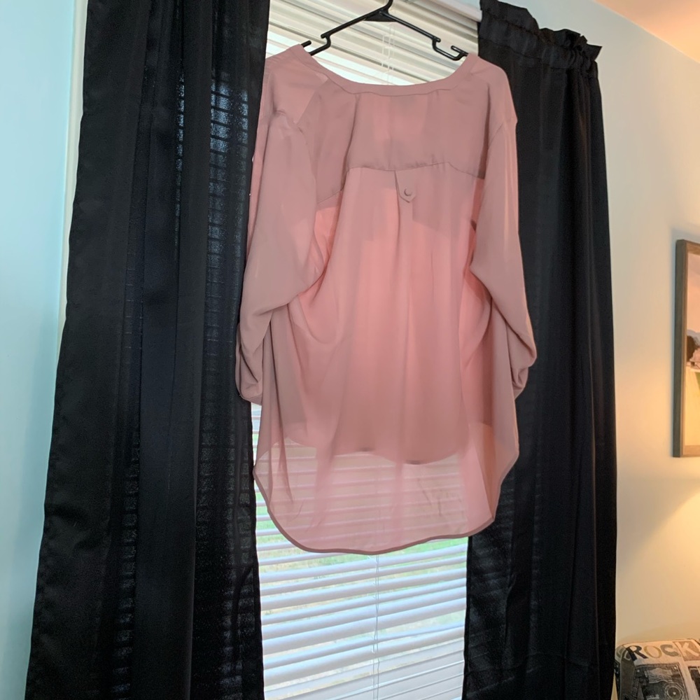 Harper dusty quartz blouse 3/4 sleeve